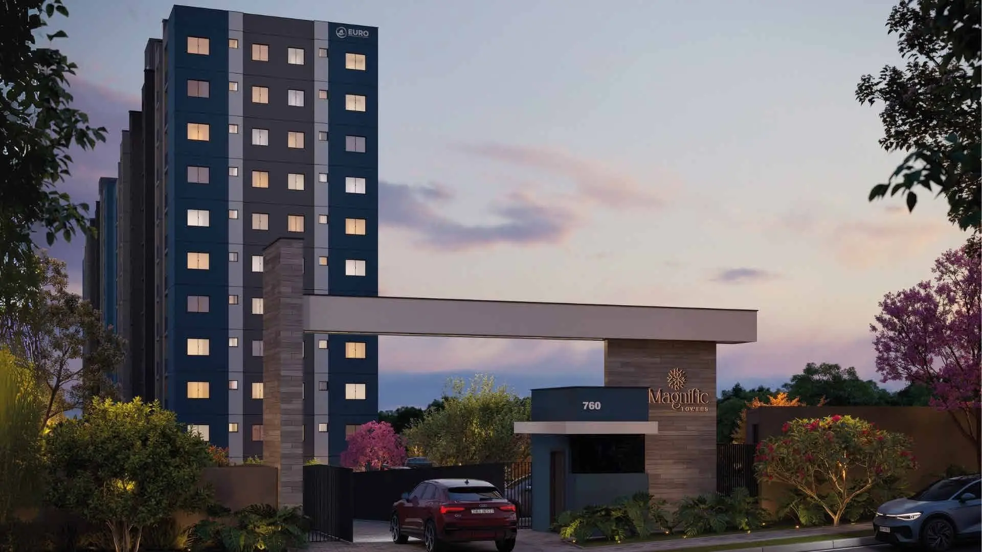 Imagem do Magnific Towers (render)