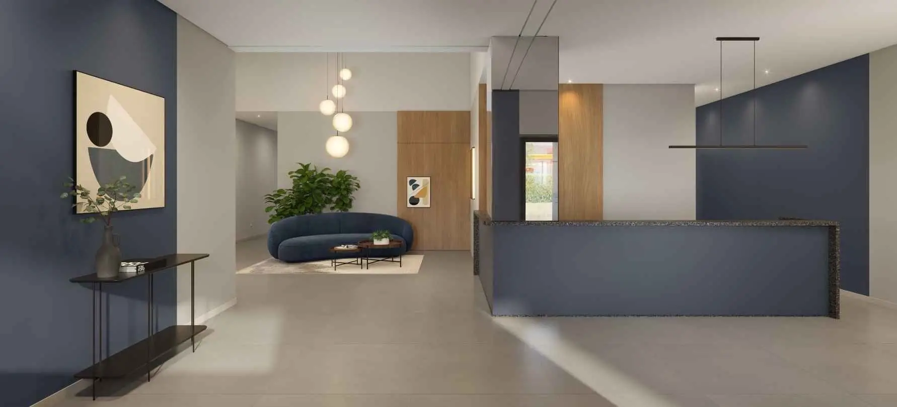 Lobby, render