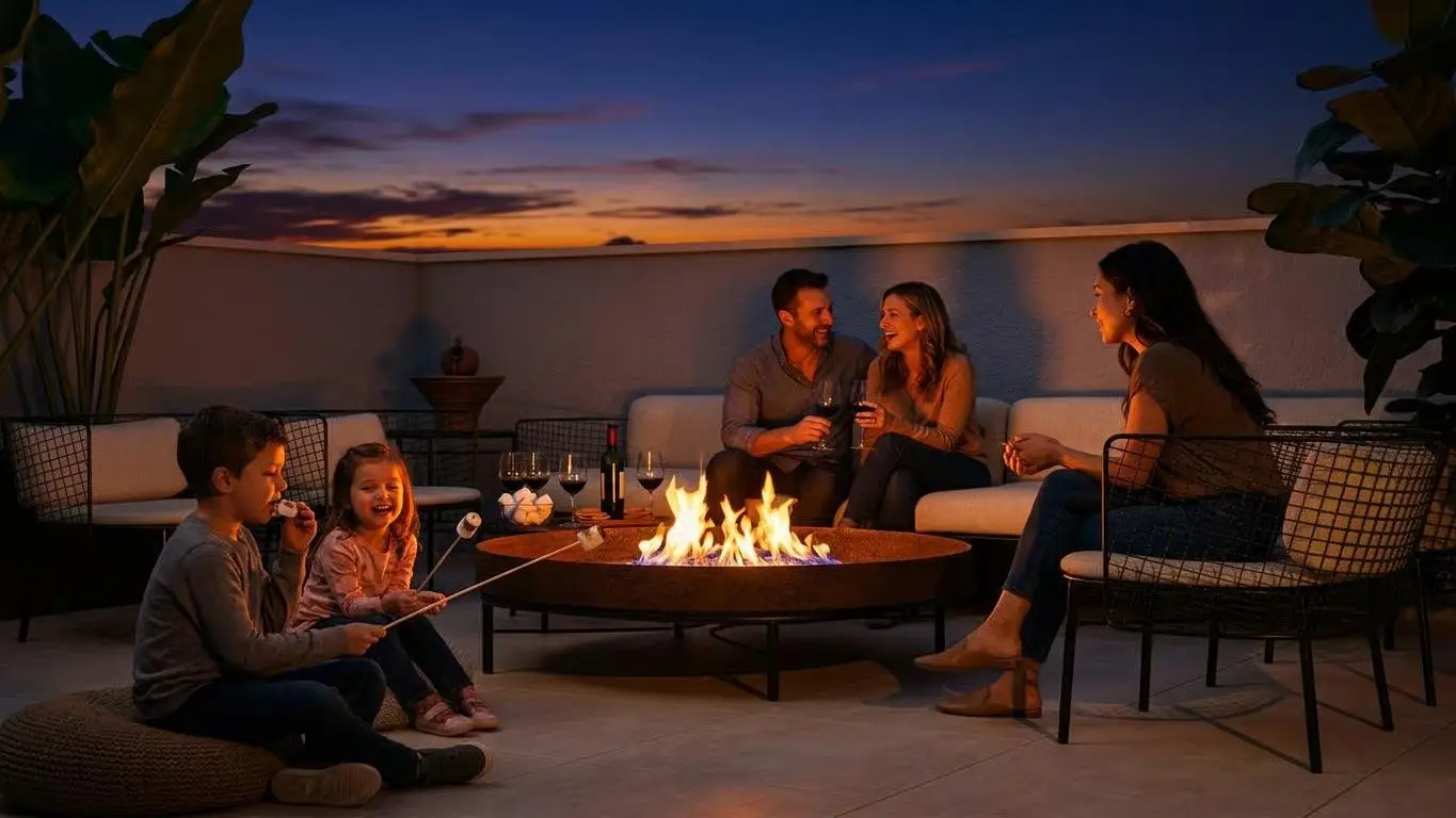 Fire place, render