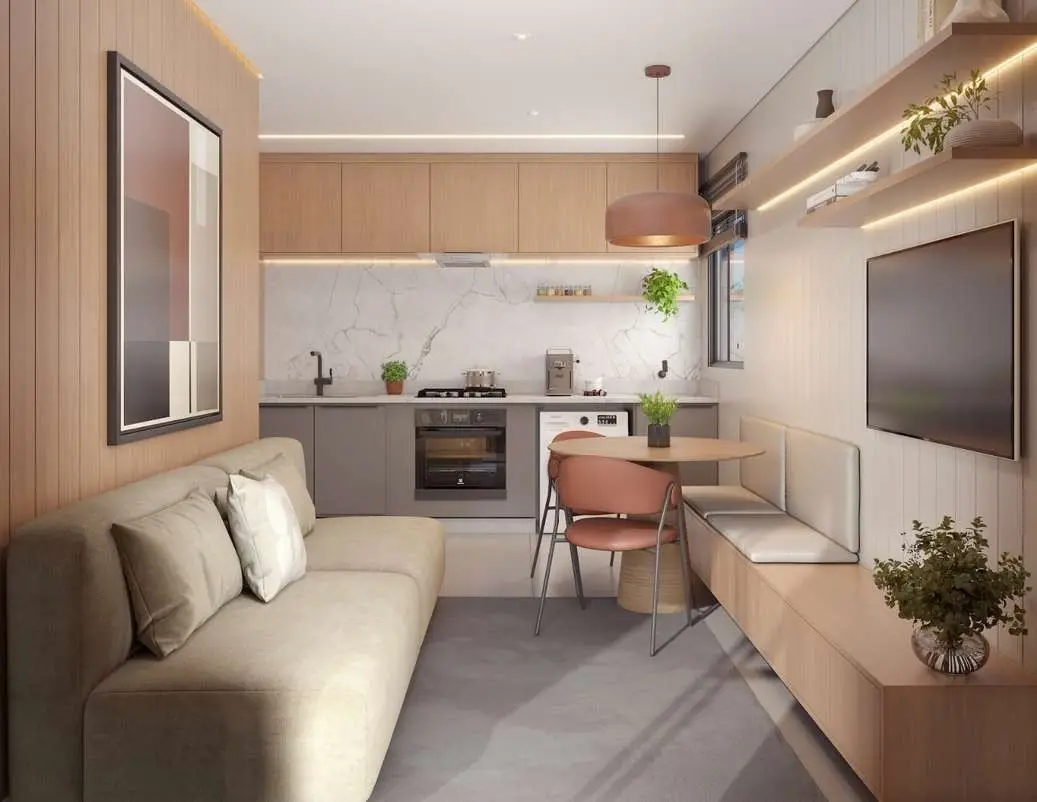 Sala de estar, render