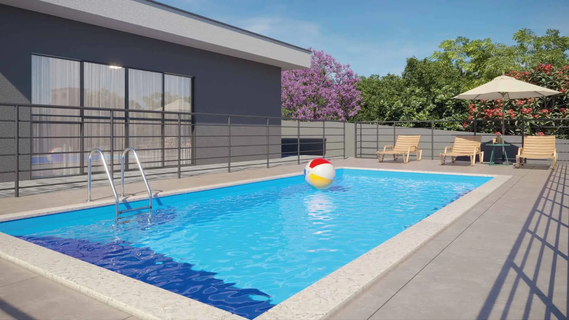 Piscina, render
