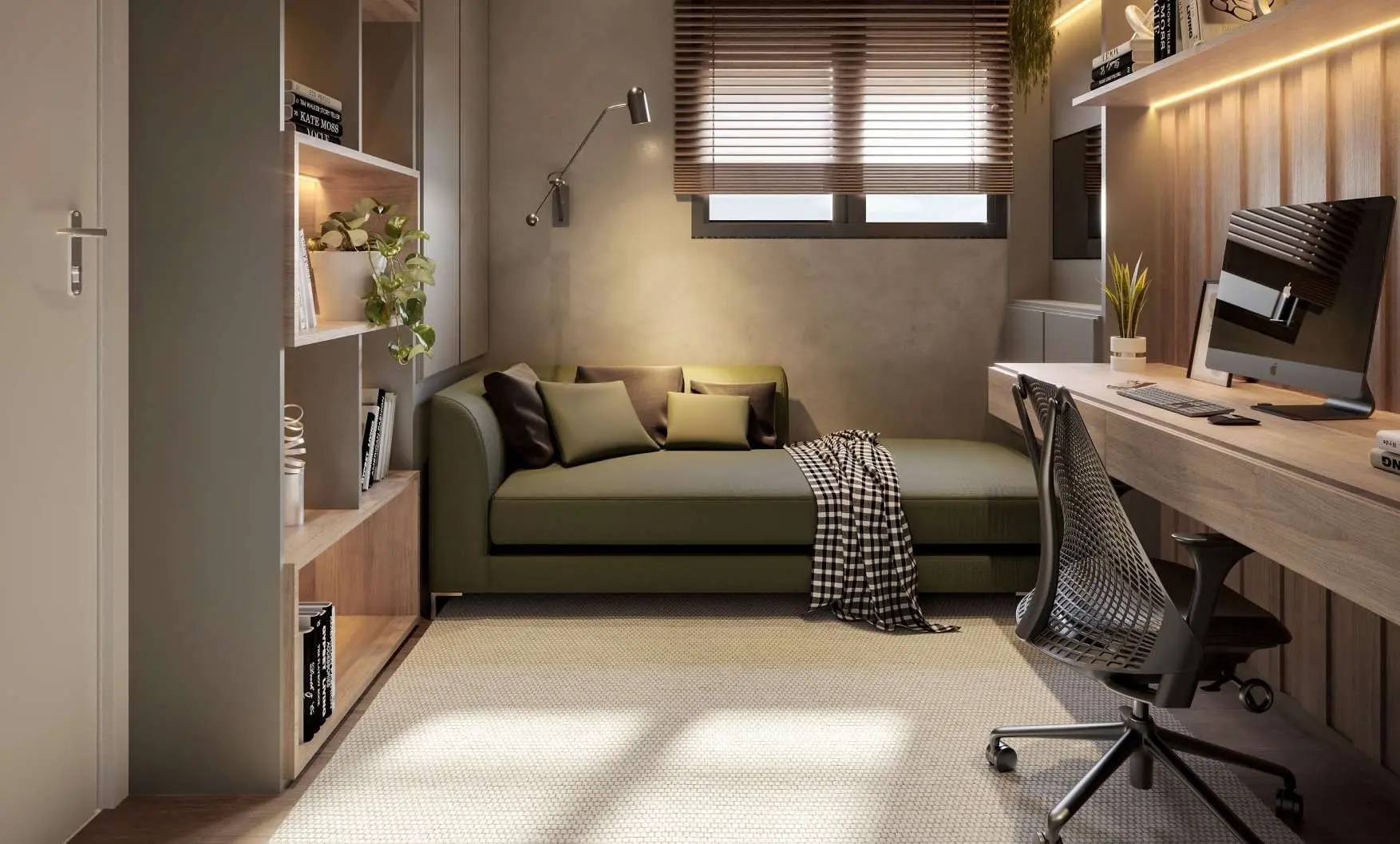 Home office, render