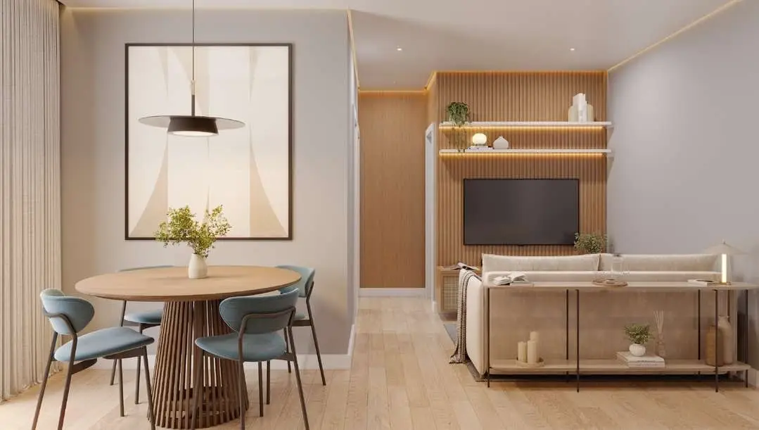 Sala de jantar, render