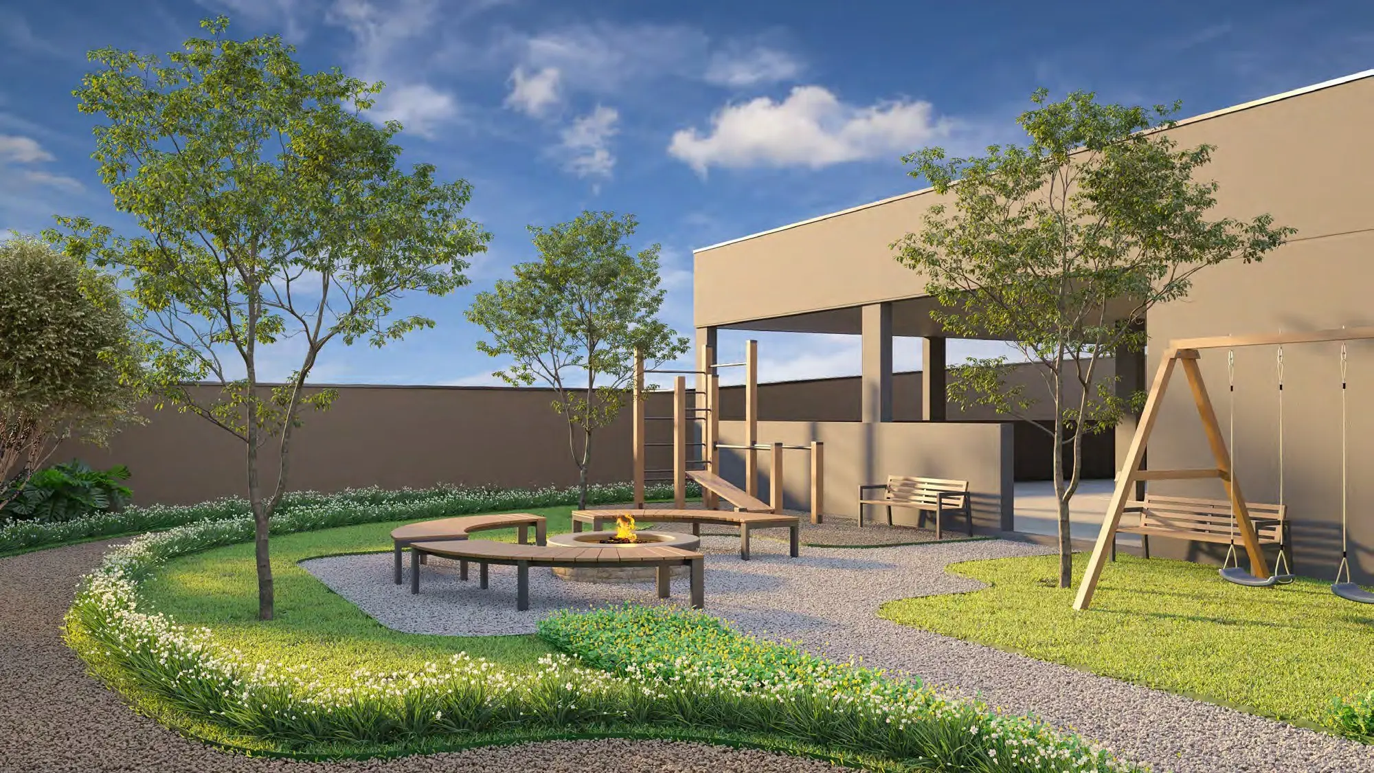 Praça, render