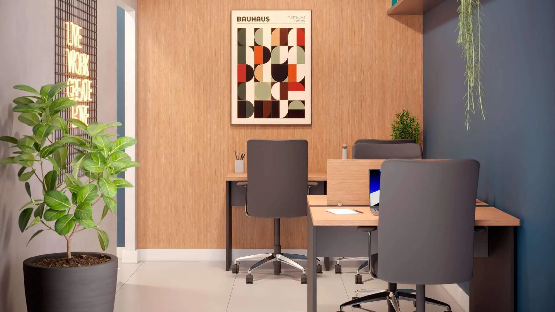 Coworking, render
