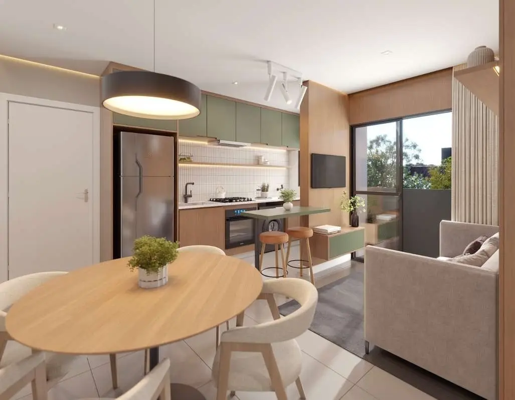 Sala de jantar, render