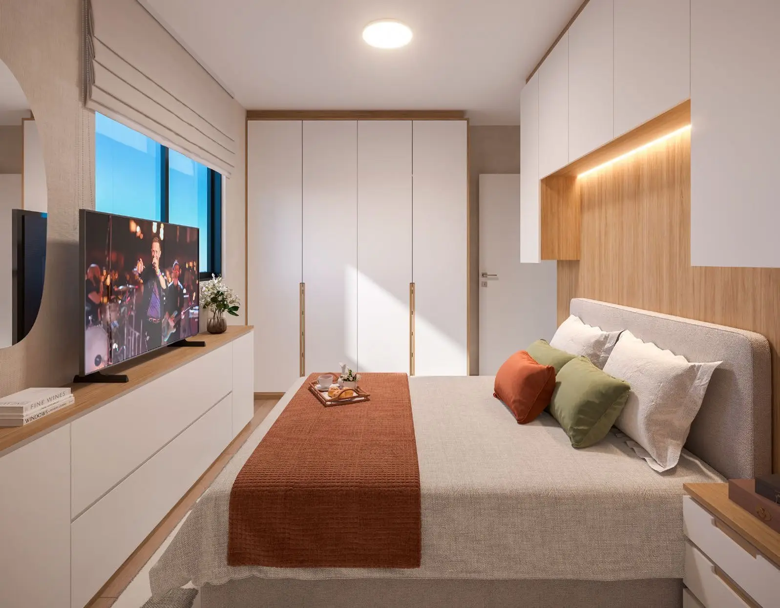 Quarto de casal, render