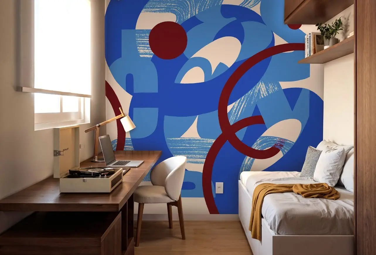 Quarto de solteiro, render