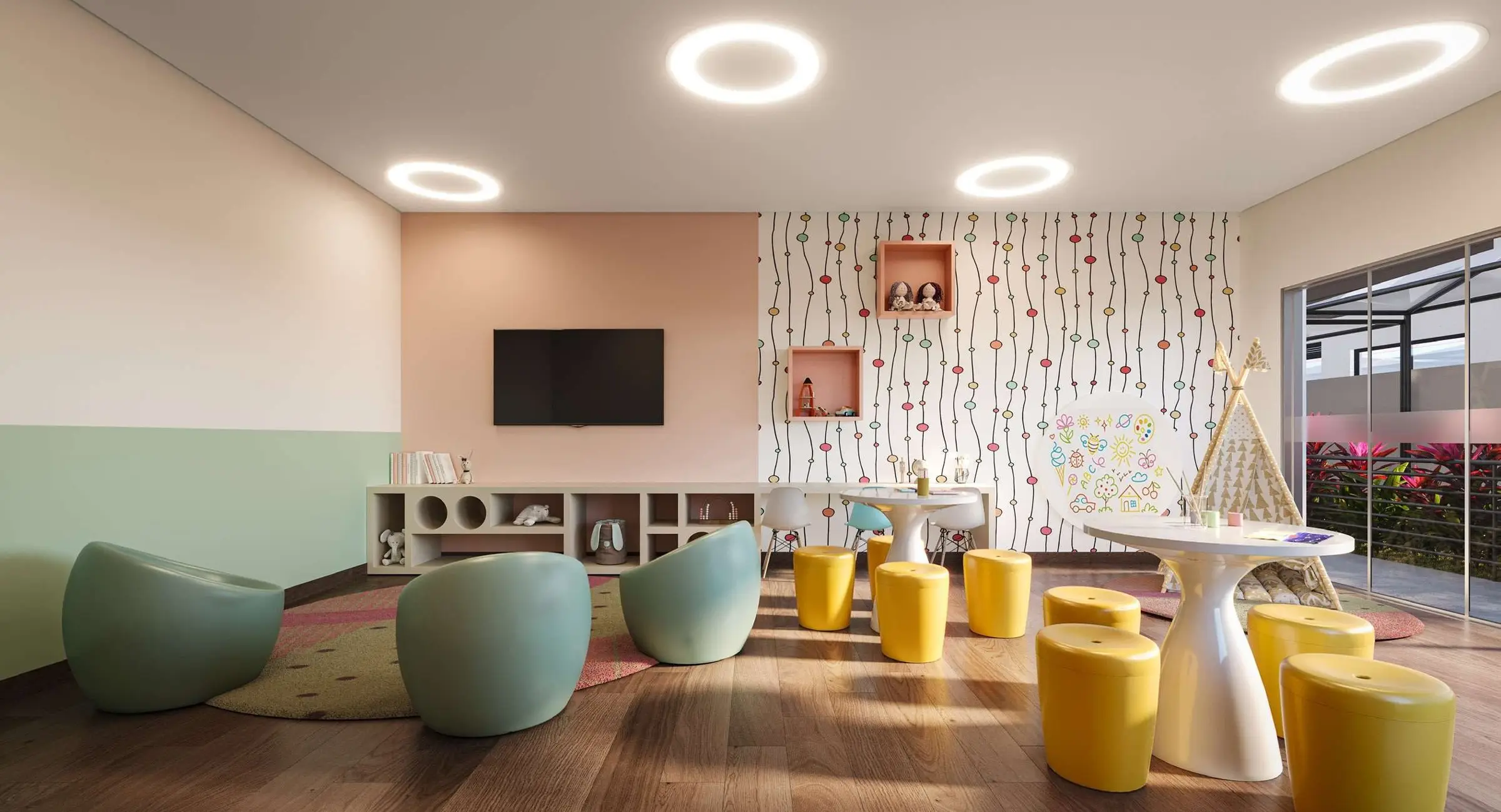 Brinquedoteca, render