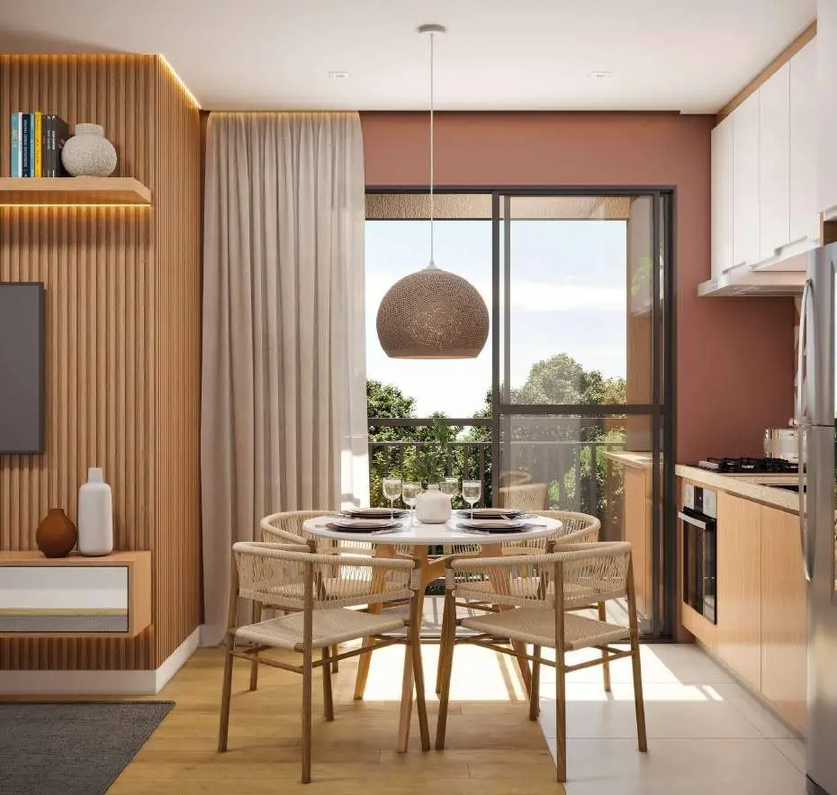 Sala de jantar, render