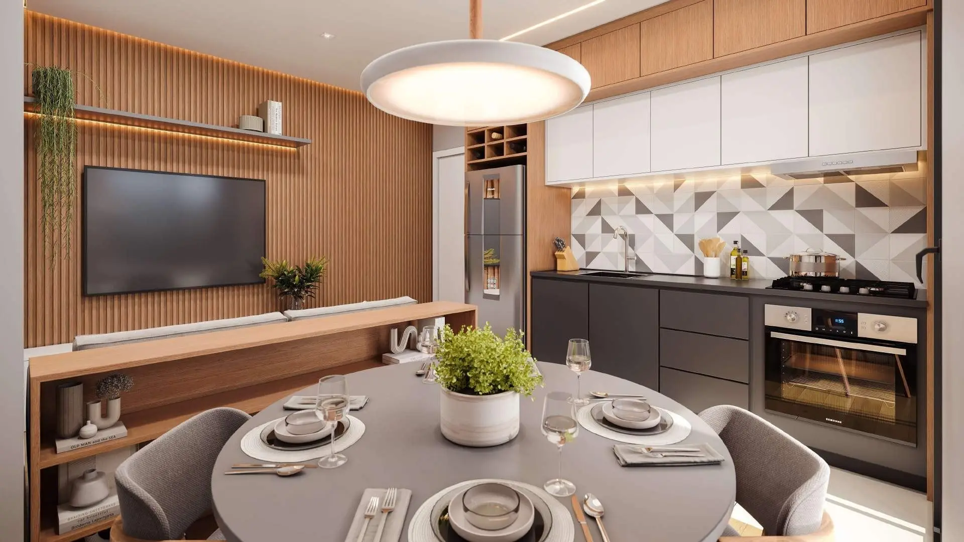 Cozinha, render