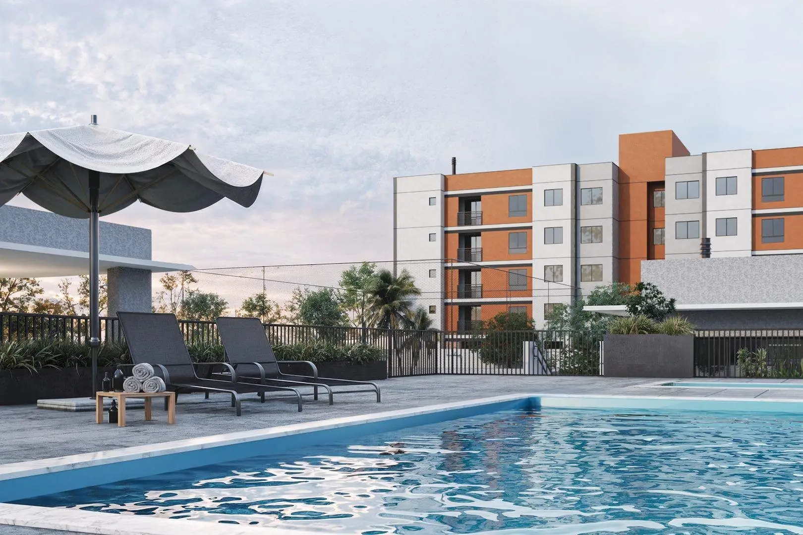 Piscina, render