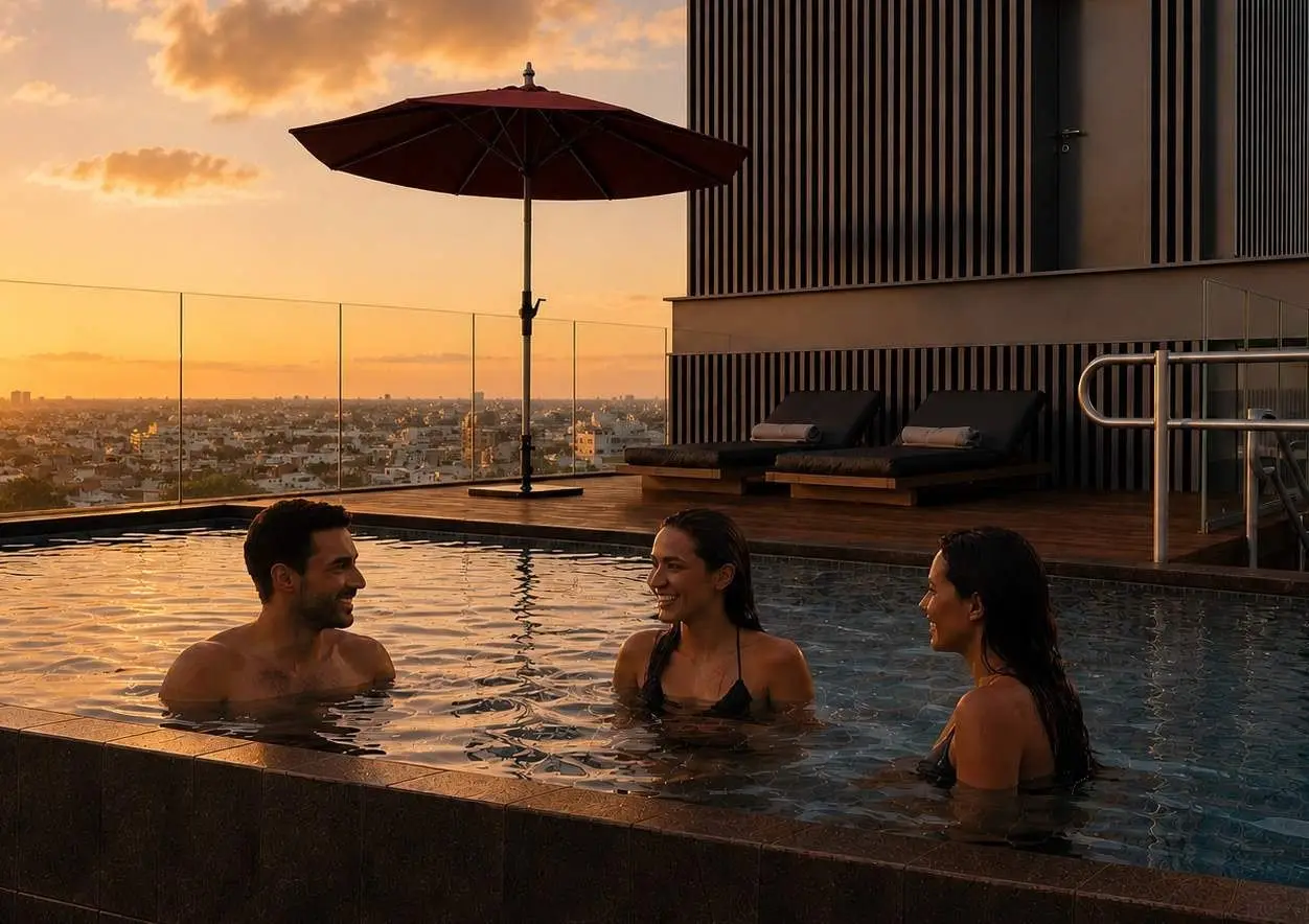 Piscina, render