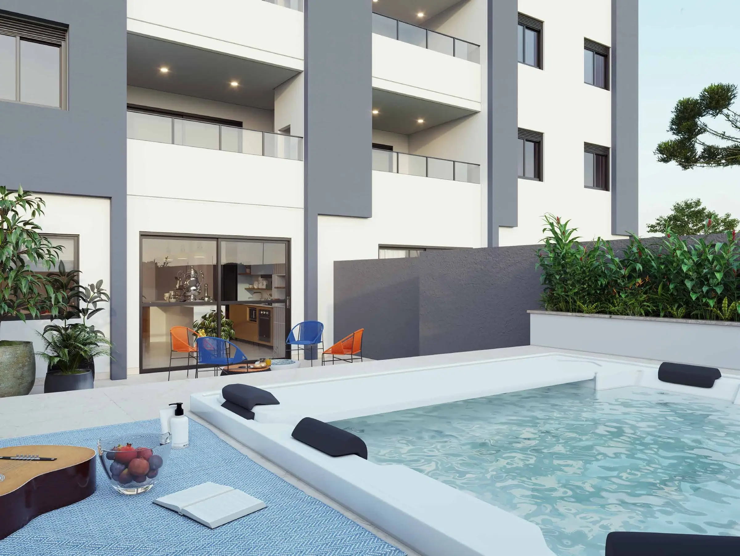 Piscina, render