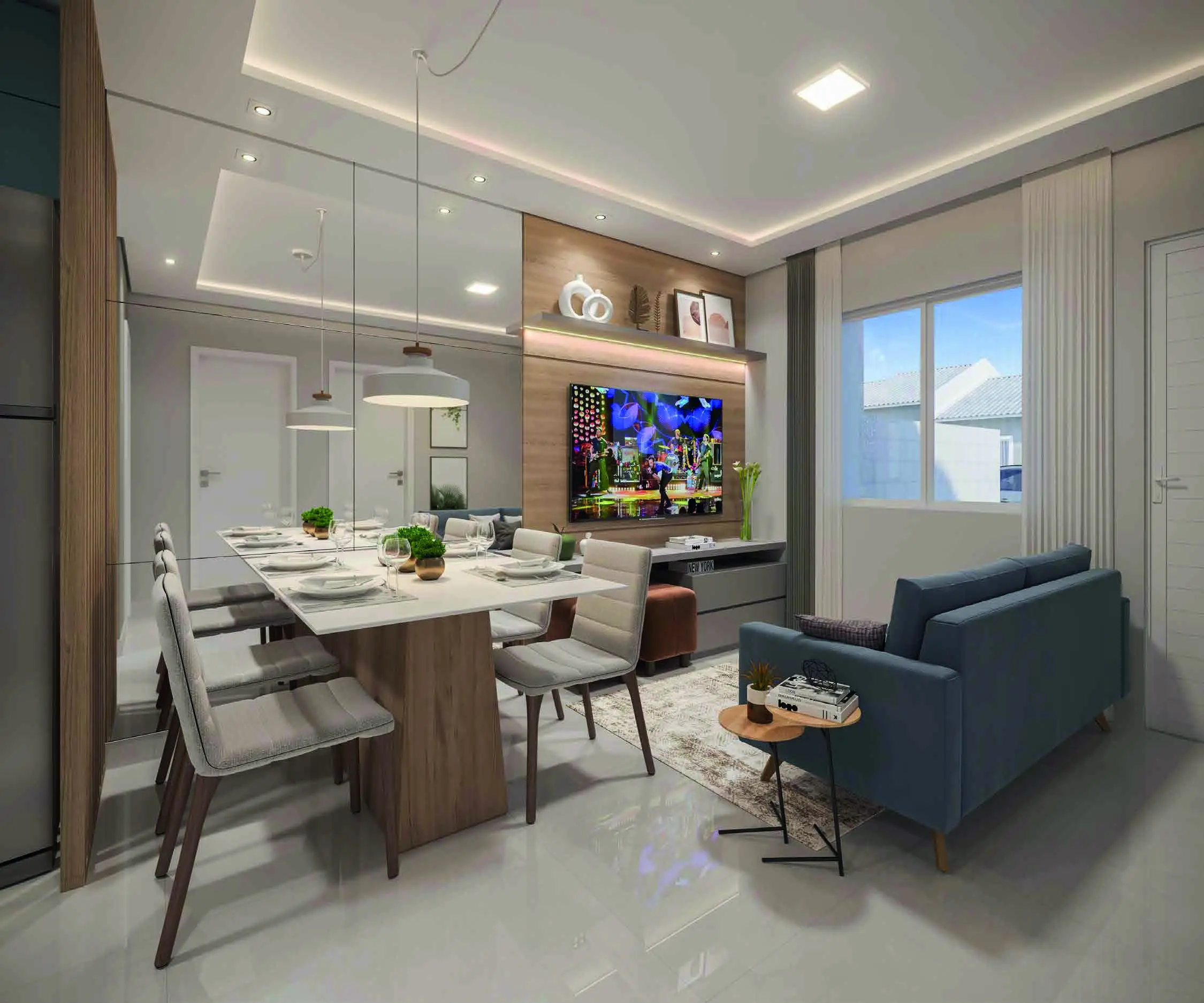 Sala de estar, render