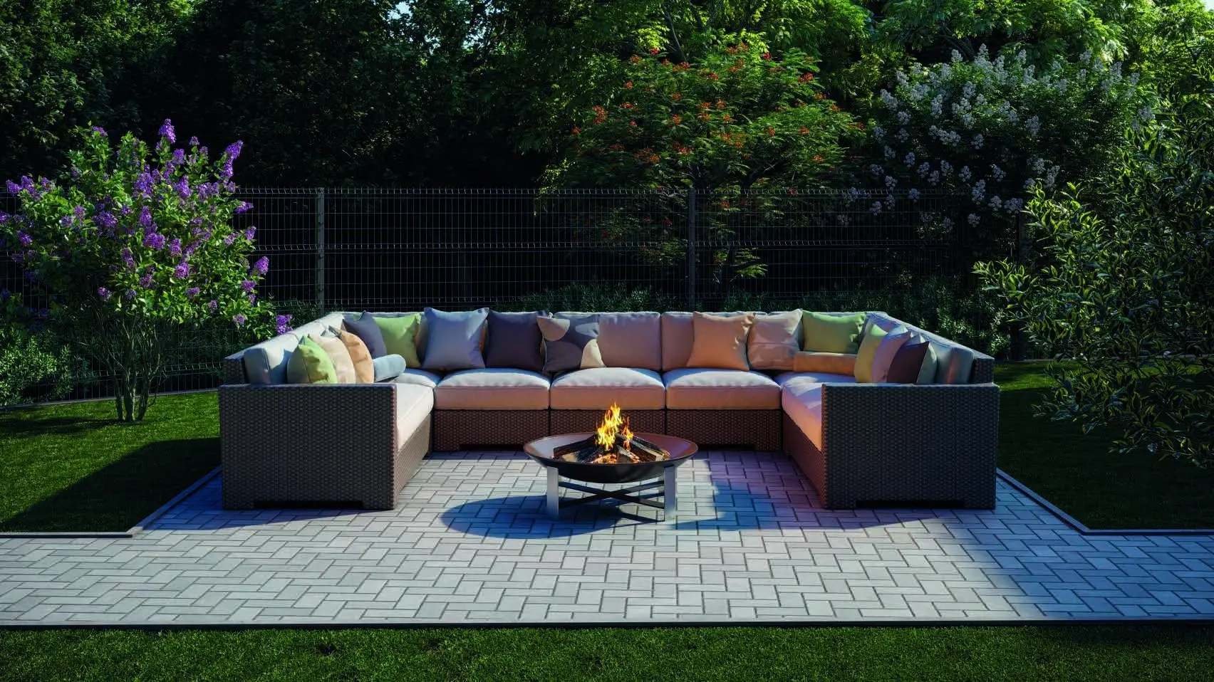 Fire place, render