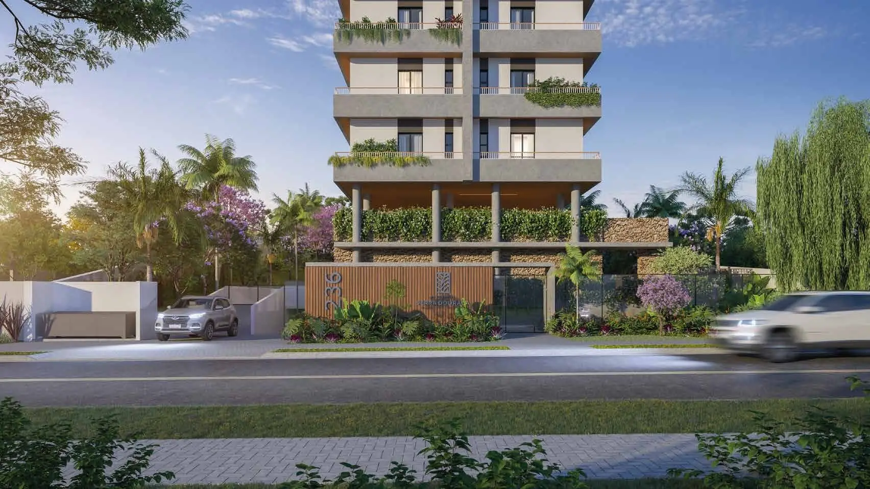 Fachada, render