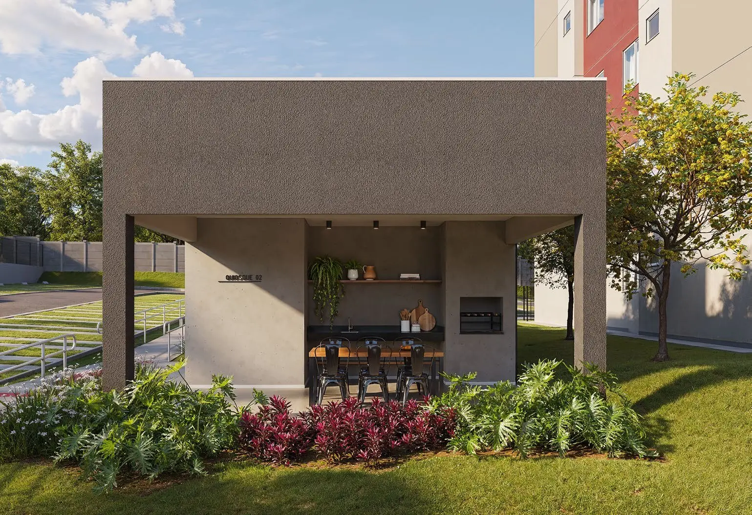 Quiosque, render