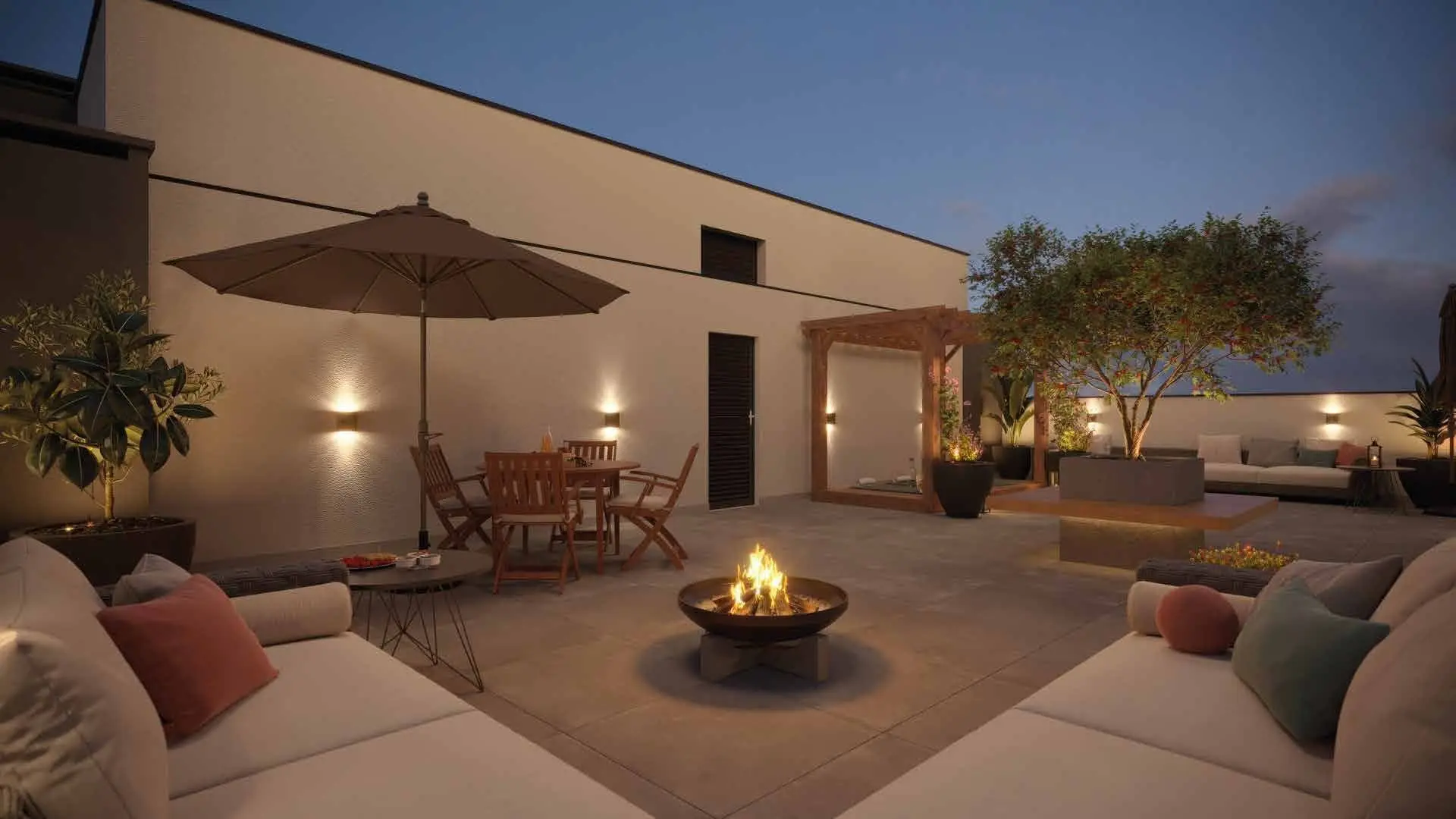 Fire place, render