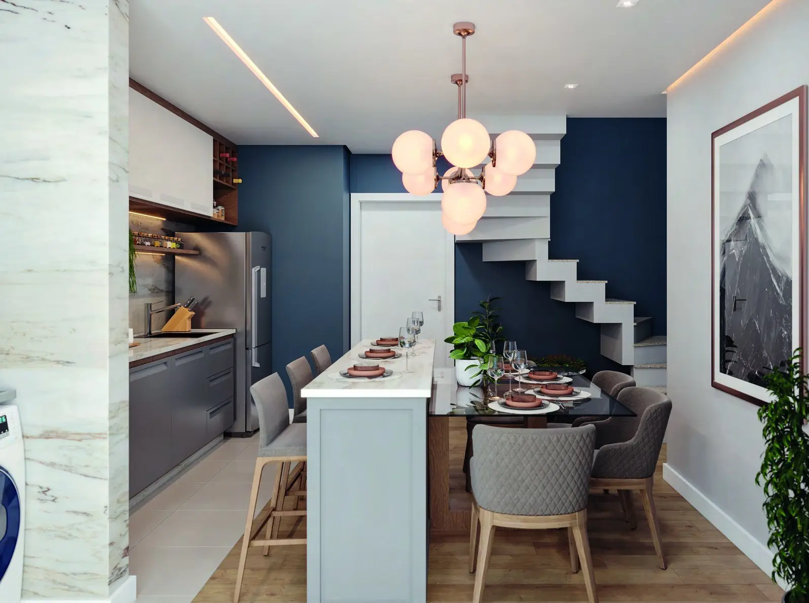 Cobertura duplex, render