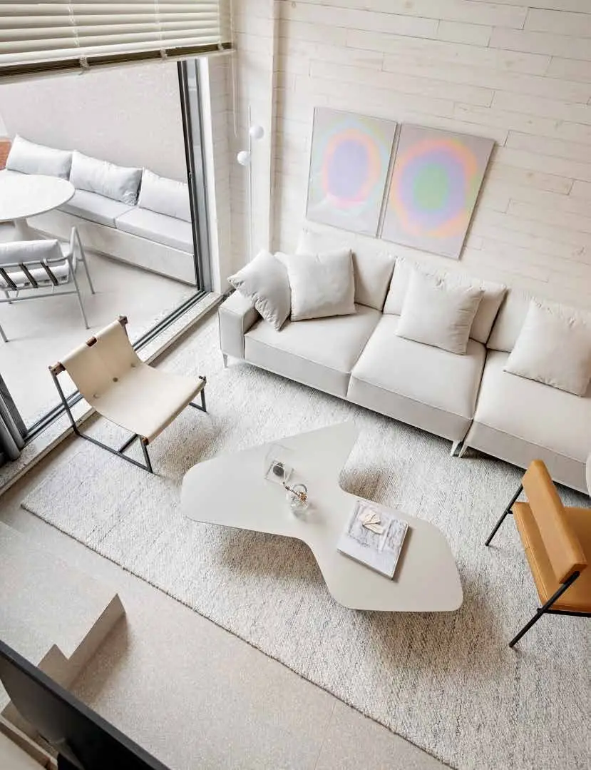 Sala decorada, render