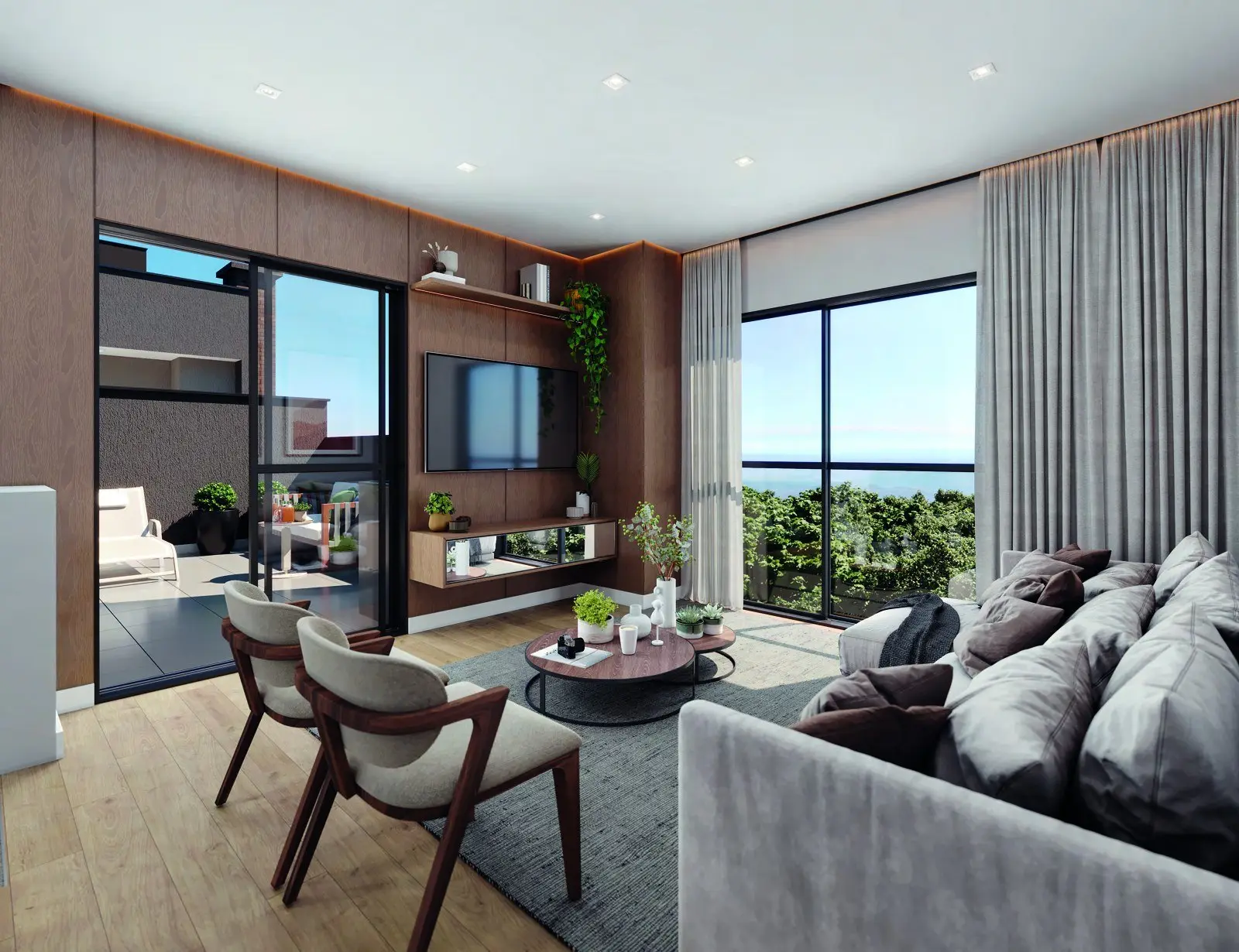 Sala de estar, render