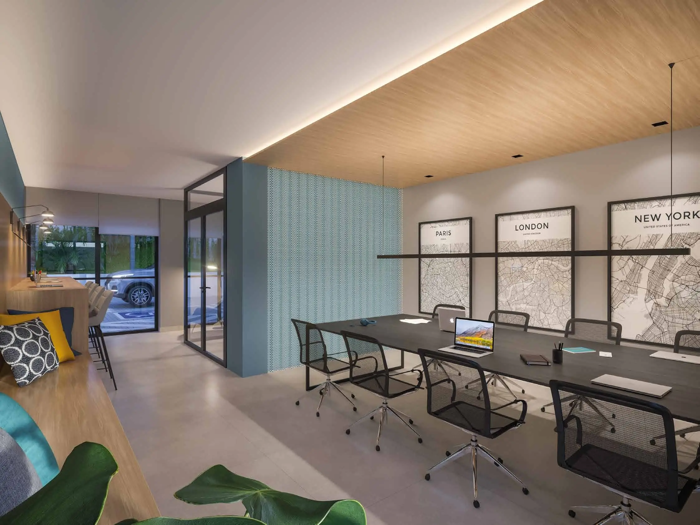 Coworking, render