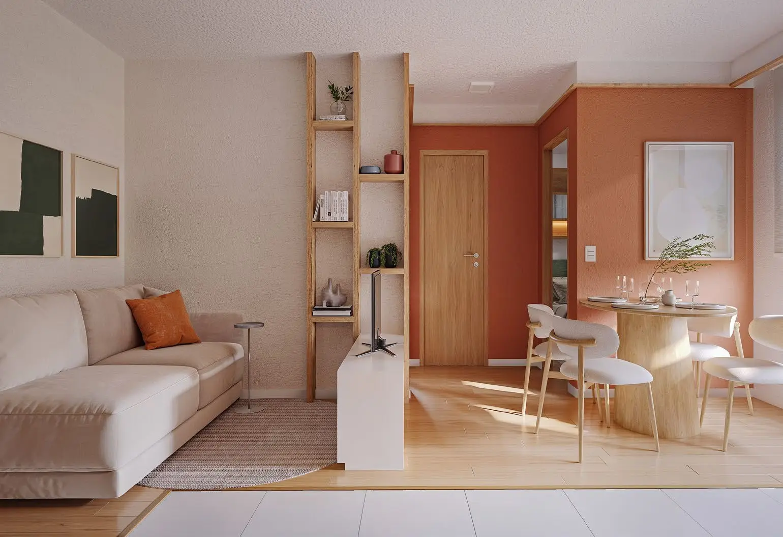 Sala de estar, render