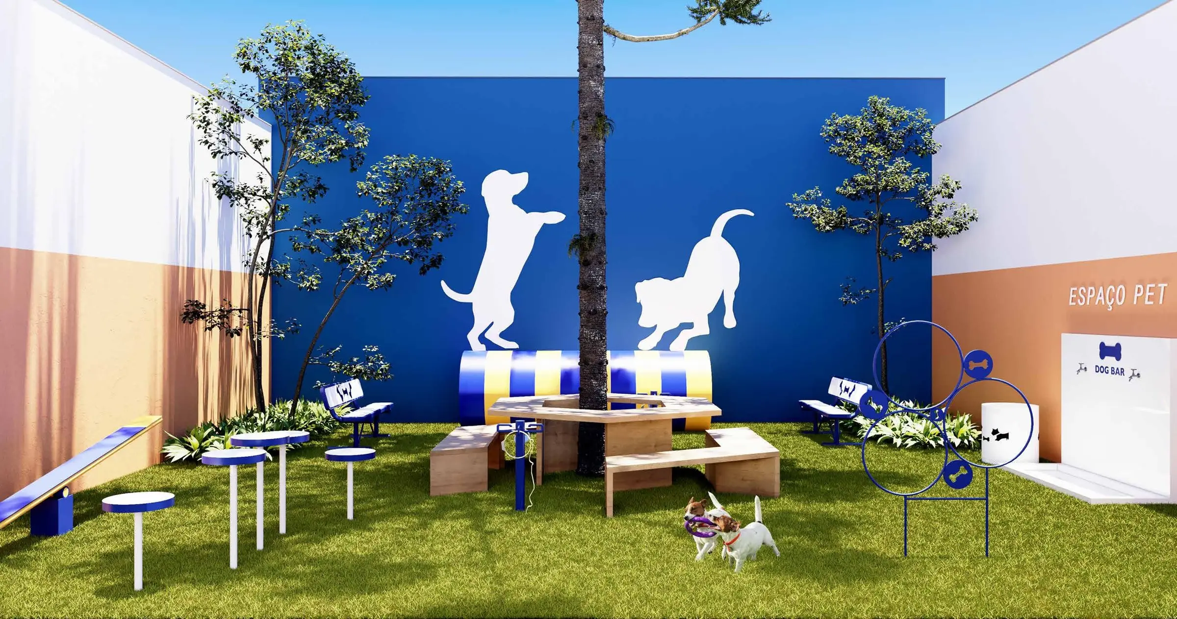 Pet place, render