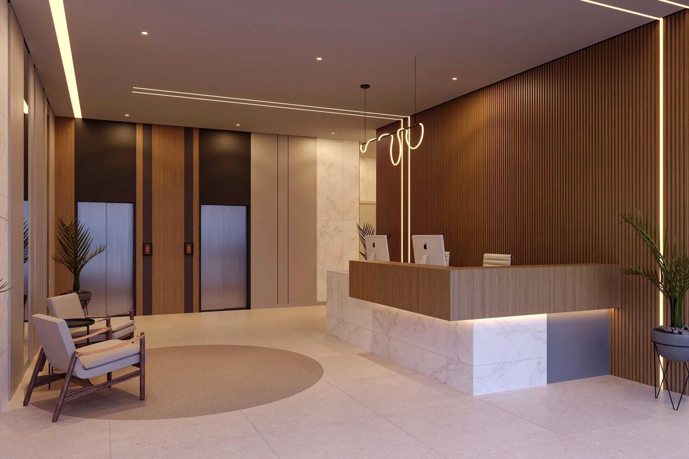 Lobby, render