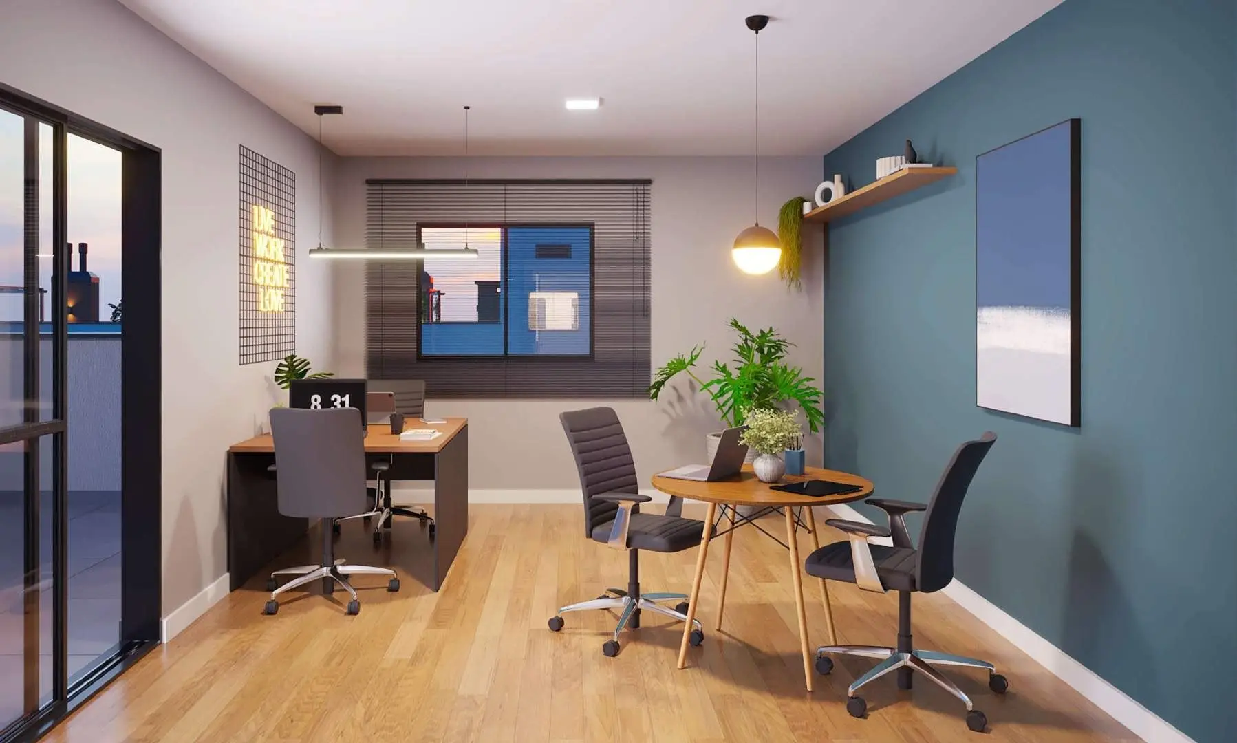 Coworking, render