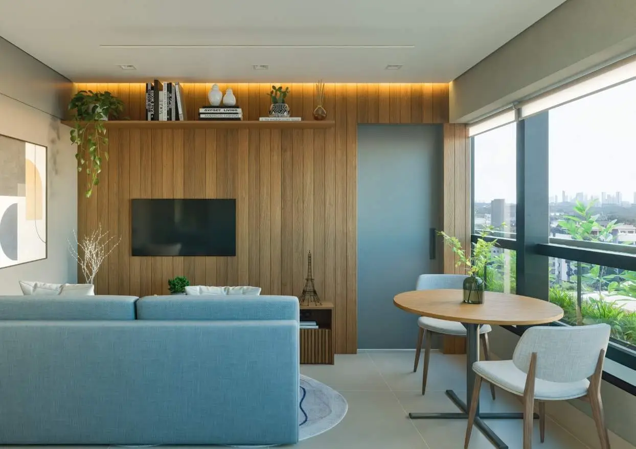 Apartamento de 1 quarto, render