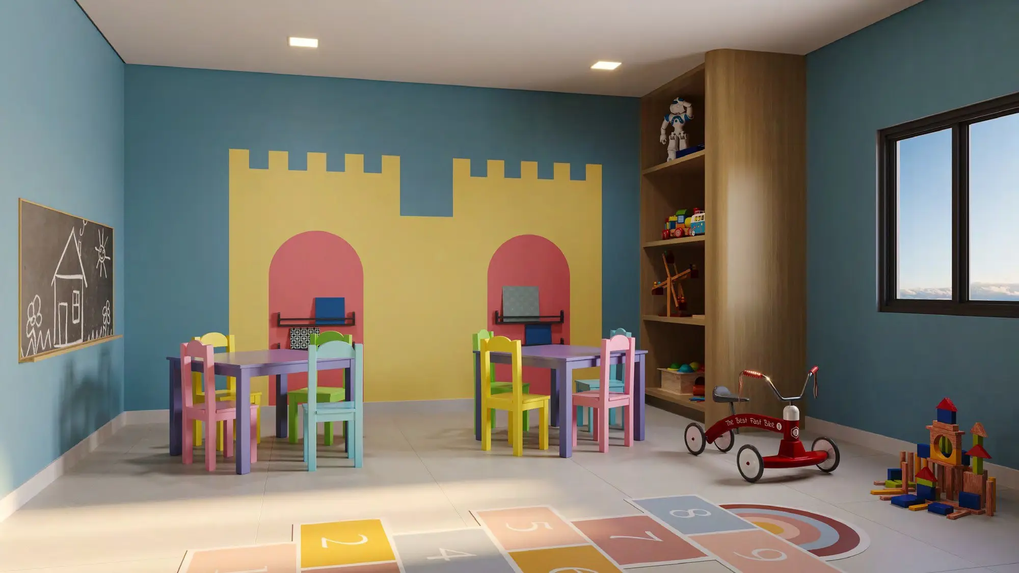 Brinquedoteca, render