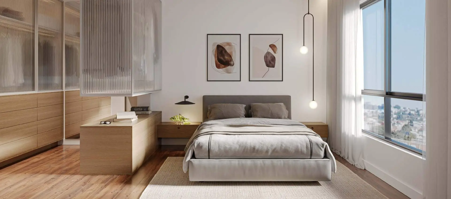Quarto de casal, render