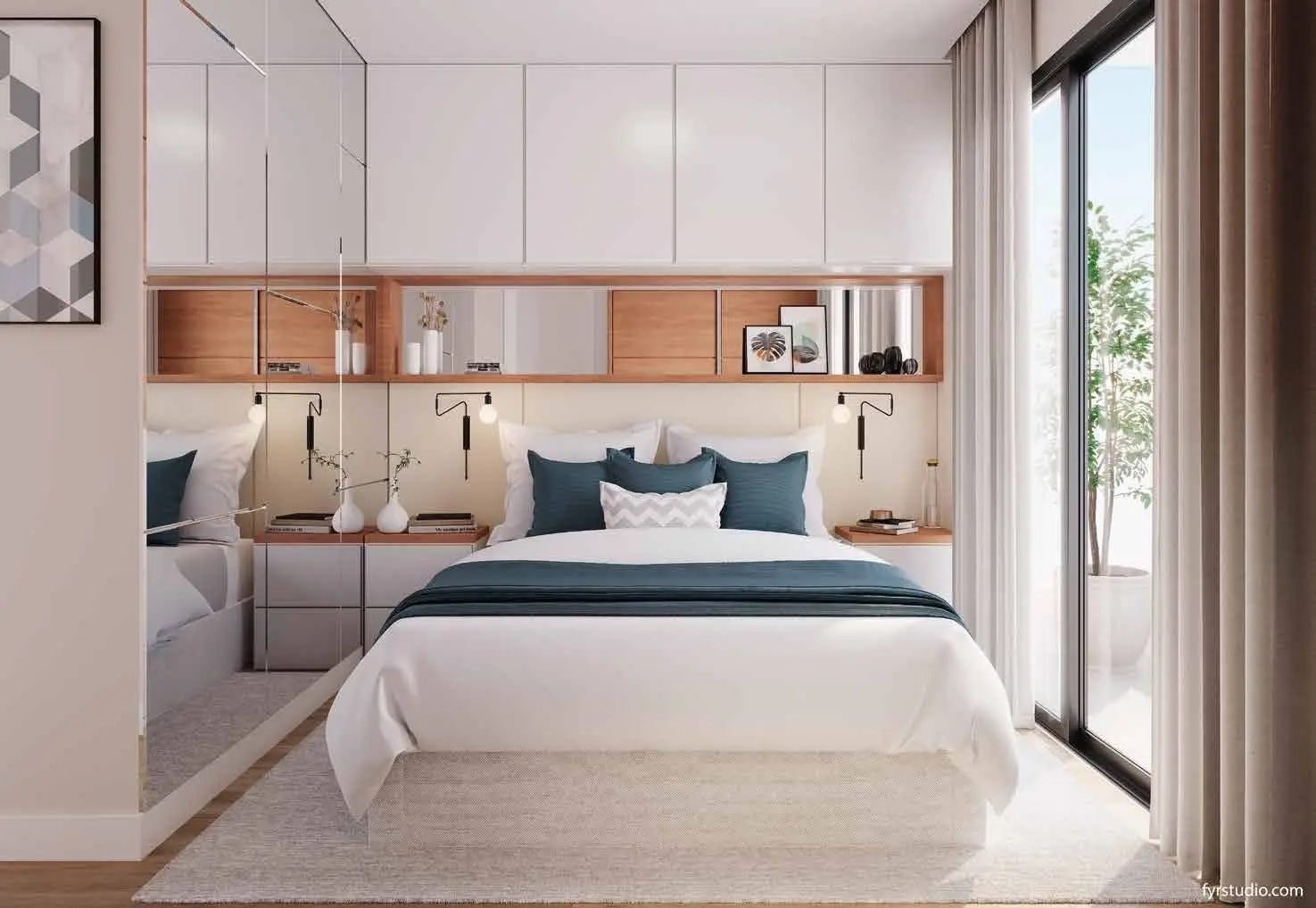 Quarto de casal, render