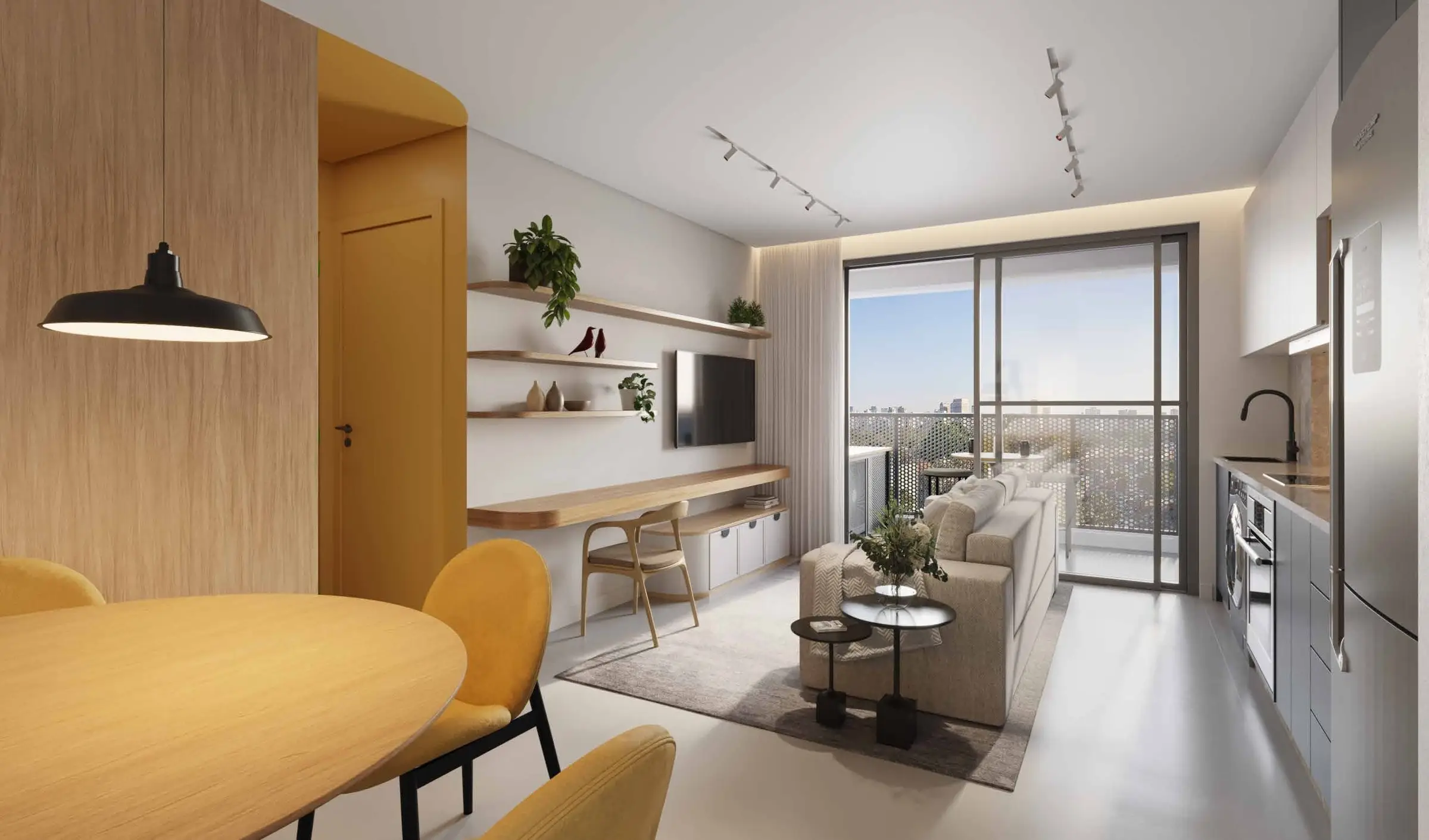 Sala de estar, render