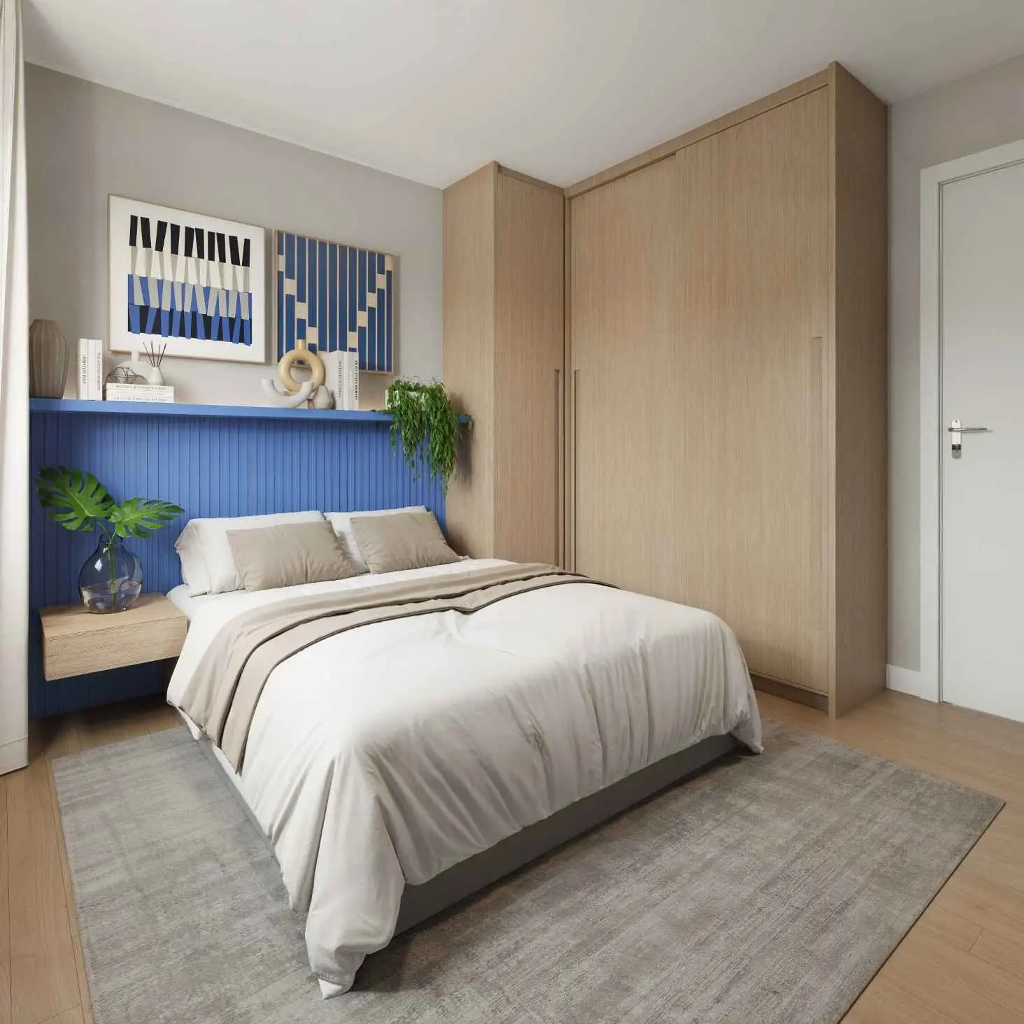 Quarto de casal, render