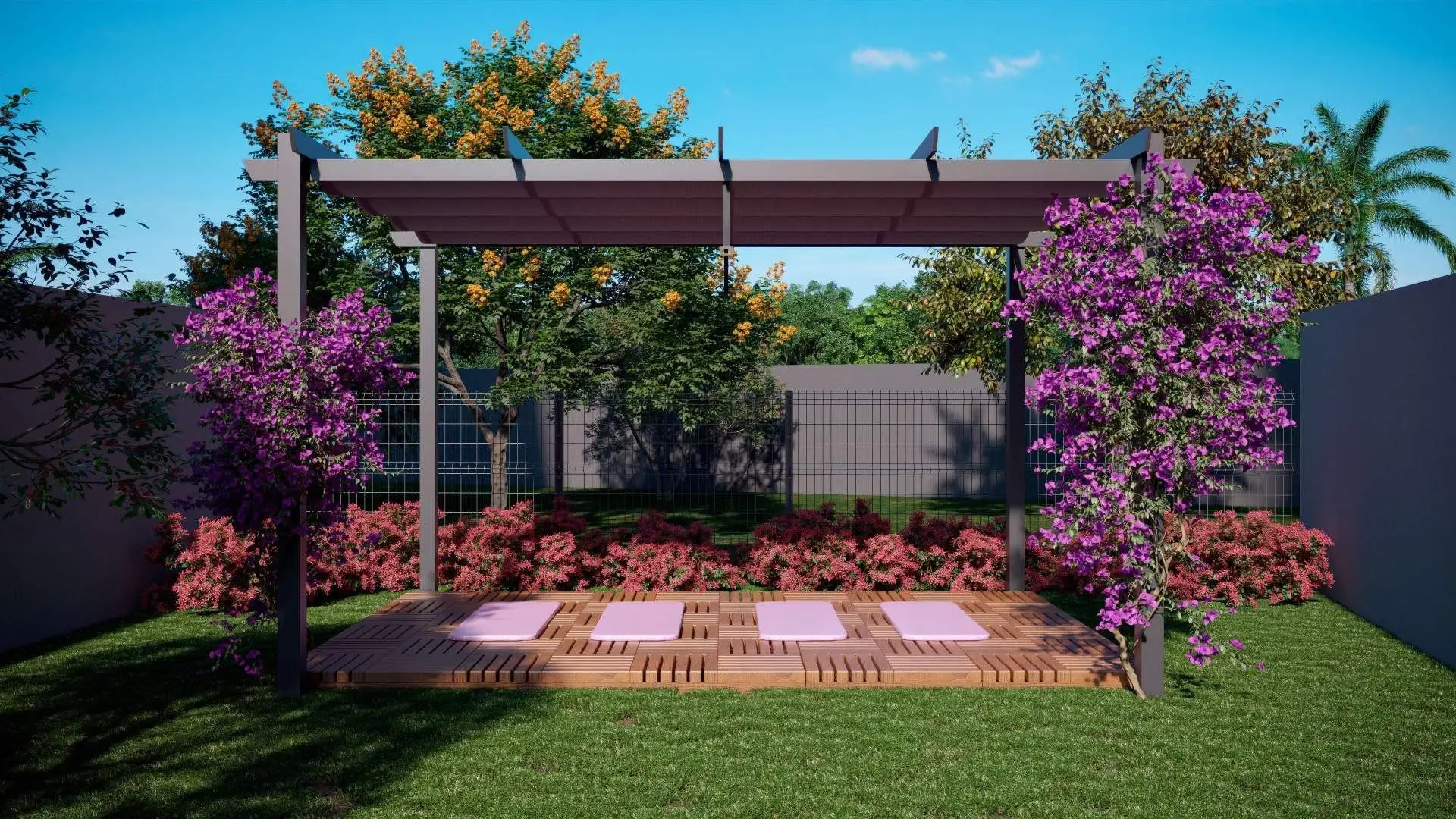 Fire place, render