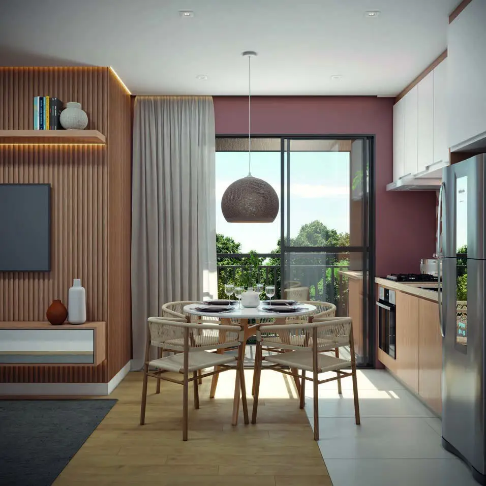 Sala de estar, render