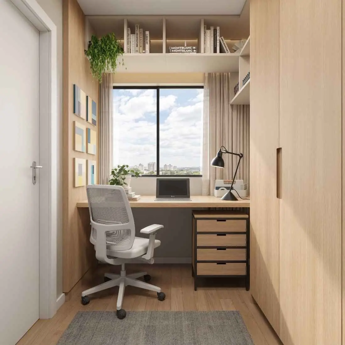 Home office, render