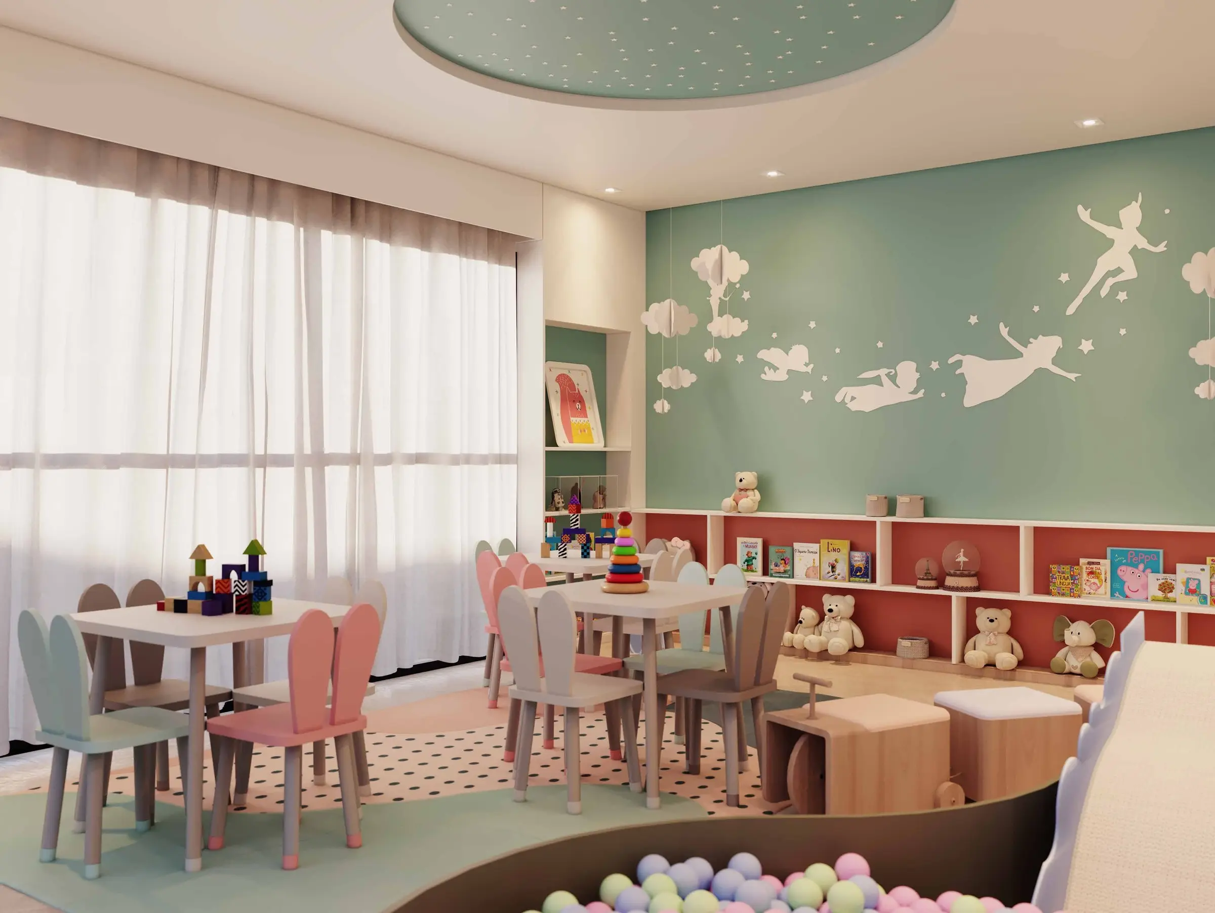 Brinquedoteca, render