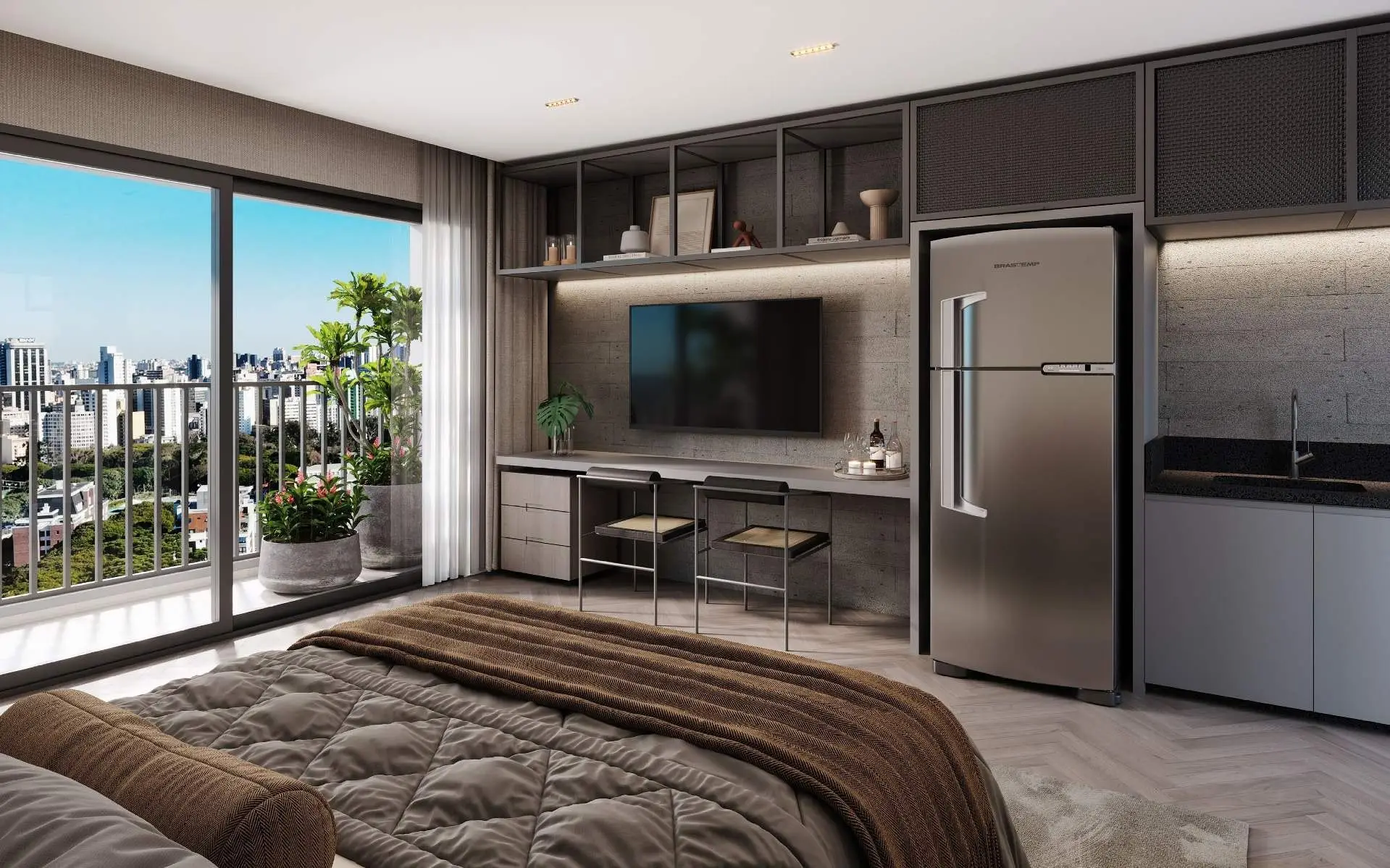 Studio, render