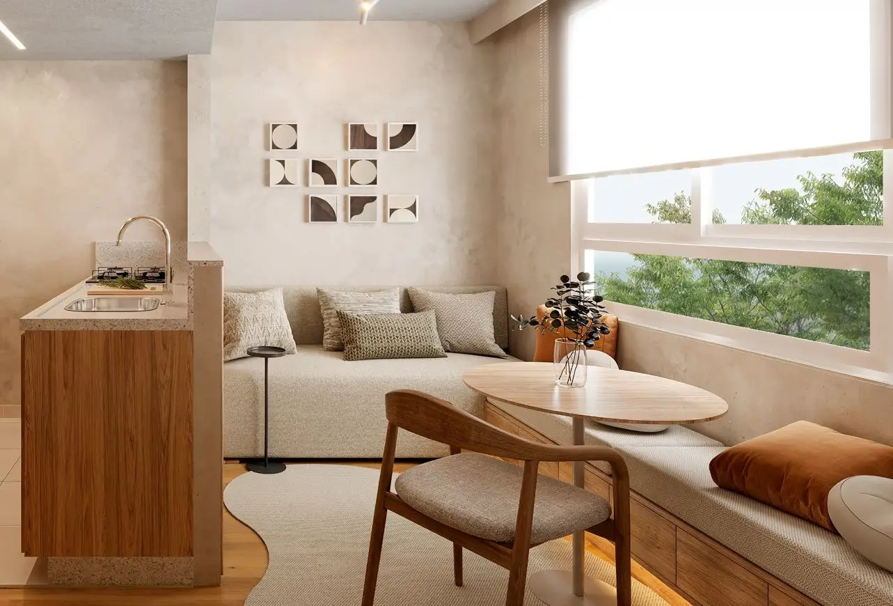 Sala de estar, render