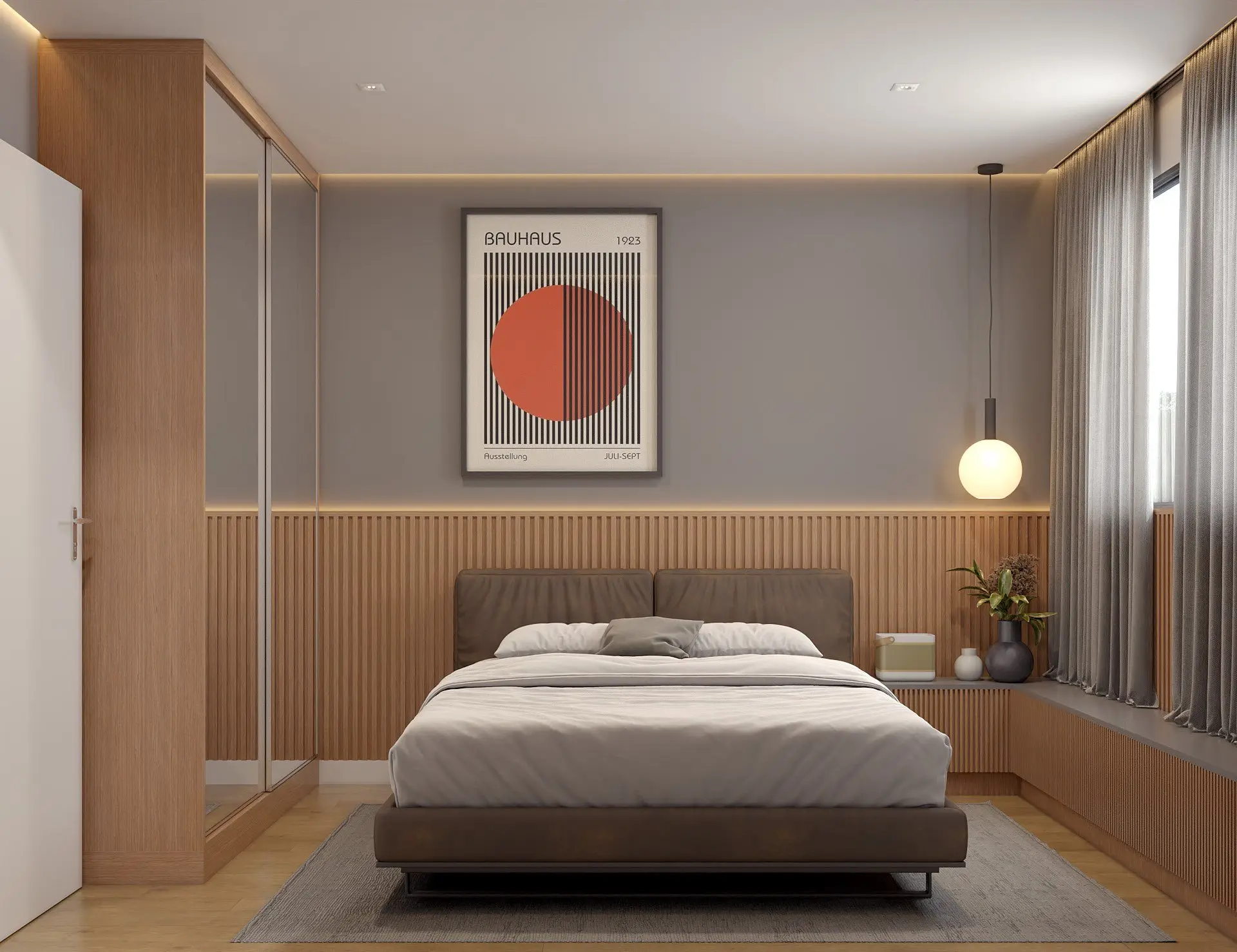 Quarto de casal, render