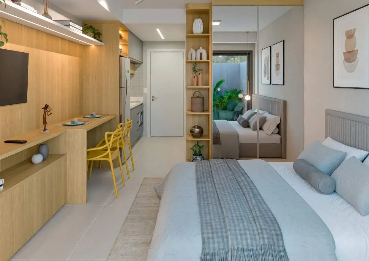 Apartamento de 1 quarto, render